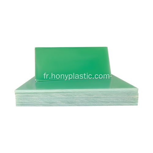 Isolation électrique Green Fibre Glass Fr4 Epoxy Fiche